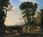 Claude Lorrain Coast Scene with Europa and the Bull oil painting reproduction